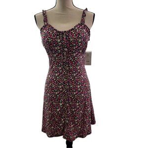 No Boundaries Floral Print Sleeveless Milkmaid NOBO Dress - Various Sizes NWT